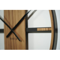 Nástenné hodiny Unique 50cm, Flexistyle z21f hnedá
